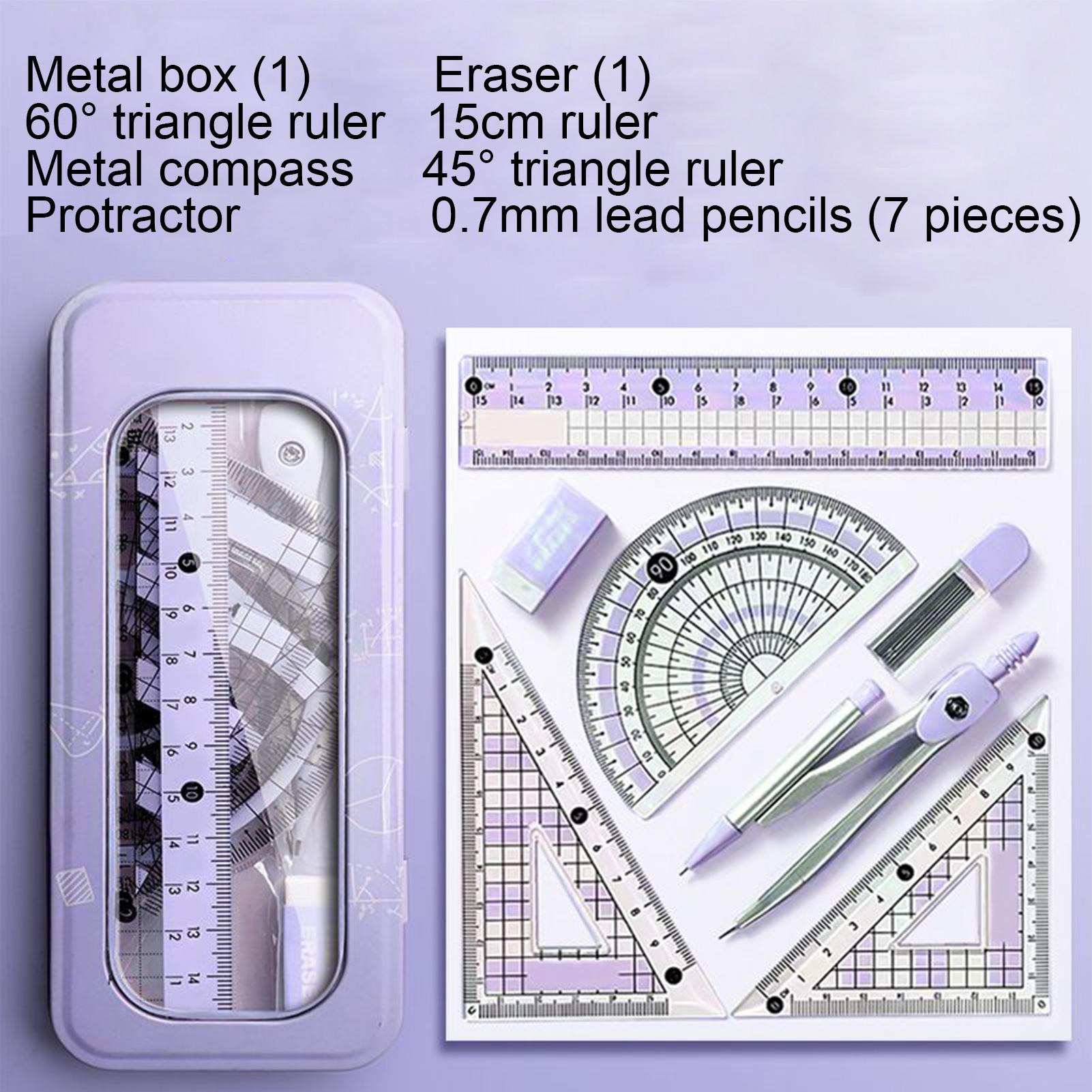 Compass Geometry Set - Geometry Set For Students Geometry Ruler