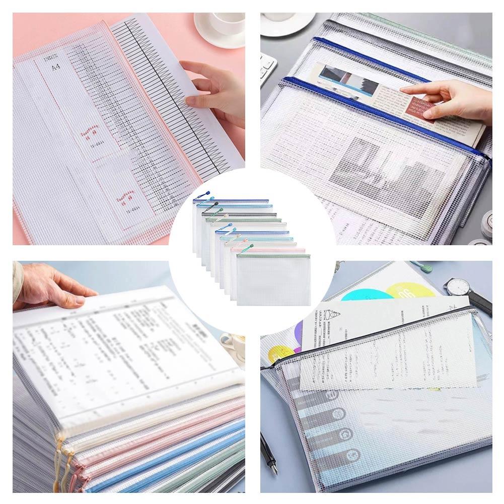 Office Stationery And Supply - 10Pcs Morandi Light Color Series Mesh