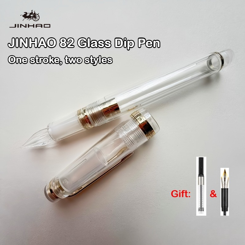 JINHAO 82 Glass Dip Pens One S - Fountain Pen Ink review and price