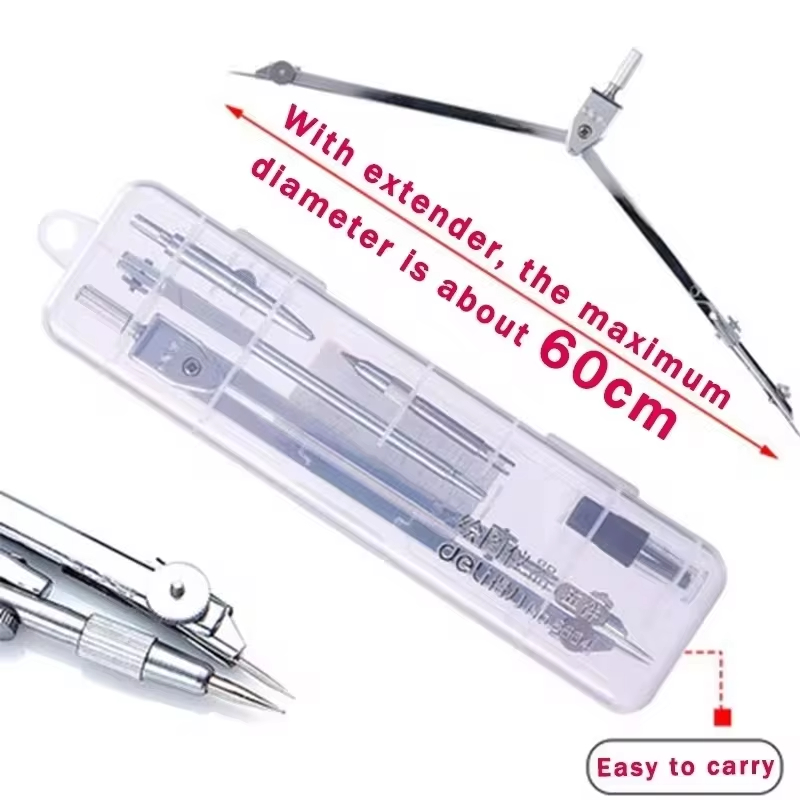 Stainless Steel Multifunctiona - Compass Geometry Set review and price