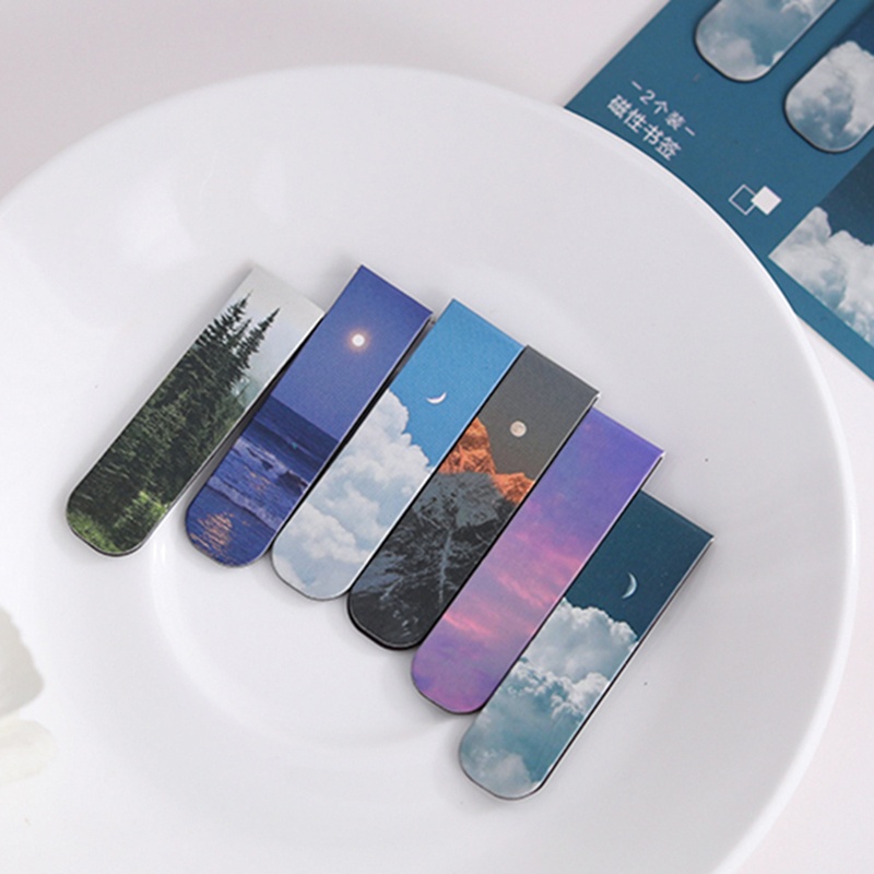 2Pcs/Set Bookmarks Beautiful N - Paperclip Magnetic Set review and price