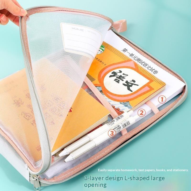 A4 Stationery Storage Bag Doub - Office Stationery And Supply review and price